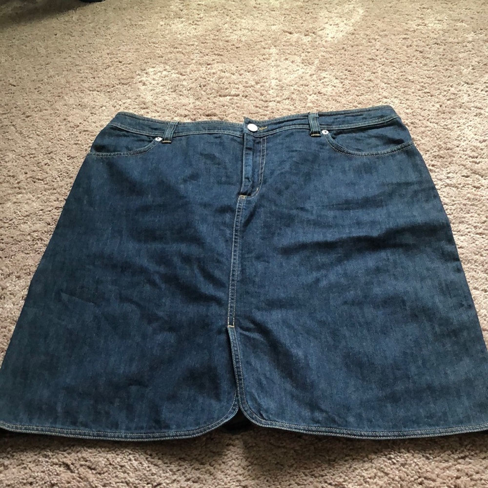 GW Lands End Jean skirt